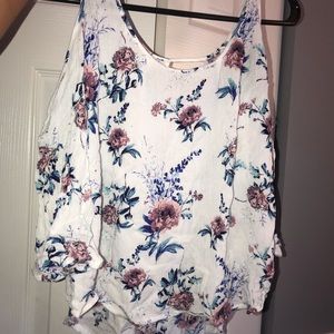Cut out shoulder top